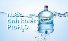Nước tinh khiết Pro H2O bình lớn